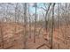The backyard is a wooded area that provides a peaceful and natural setting at 3865 Whitney Pl, Duluth, GA 30096