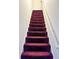 Carpeted staircase leading to the upper level of the house, offering a comfortable transition at 5546 Wellborn Creek Dr, Lithonia, GA 30058