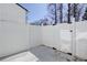 Private fenced backyard with patio space at 902 Tree Creek Blvd # 2, Lawrenceville, GA 30043