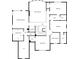 Detailed floor plan showcasing the home's second story layout, including primary bedroom, media room and bedrooms at 138 Lakestone Pkwy, Woodstock, GA 30188