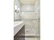 Bathroom with a modern vanity and glass-enclosed shower at 1031 Lindridge Ne Dr, Atlanta, GA 30324