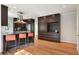 Kitchen featuring dark wood cabinetry and stainless steel appliances at 1031 Lindridge Ne Dr, Atlanta, GA 30324