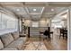 Bright living room with coffered ceilings, wood floors, and an open layout at 2945 Monterey Dr, Decatur, GA 30032