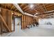 Spacious unfinished basement, great for storage or future expansion at 1300 Valley Ct, Roswell, GA 30075