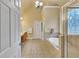 Bright bathroom with a soaking tub and an attractive tiled shower at 1811 Mcconnell Rd, Grayson, GA 30017