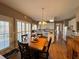 Bright kitchen with a cozy table and view to the kitchen at 6302 Manassas Nw Pass, Acworth, GA 30101