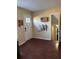 An entry foyer with hardwood floors, neutral walls, and a welcoming front door at 184 Cedarcrest Dr, Acworth, GA 30101