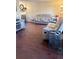 Cozy living room with hardwood floors, neutral paint colors, and comfortable seating at 184 Cedarcrest Dr, Acworth, GA 30101