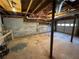 Spacious unfinished basement with concrete walls, ready for your personal touch at 98 Pace Dr, Hiram, GA 30141