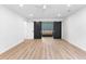 Spacious bedroom with black barn door and modern ensuite bathroom at 260 Sandy Lake Cir, Fayetteville, GA 30214