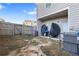 Fenced backyard with room for outdoor living and entertaining space with potential for gardens and a view at 921 Ambient Sw Way, Atlanta, GA 30331