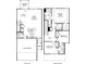 Detailed floor plan showing the layout of the first and second floor at 1705 Trout Lily Pl, Smyrna, GA 30126