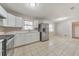 Updated kitchen featuring white cabinets and stainless steel appliances at 3783 Brookcrest Cir, Decatur, GA 30032