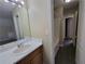Clean bathroom featuring a vanity with modern fixtures and shower at 916 Hunt Rd, Jonesboro, GA 30236