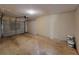 Garage interior featuring unfinished flooring and neutral walls at 916 Hunt Rd, Jonesboro, GA 30236