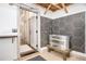 Unique mud room area featuring exposed ductwork and a livestock watering trough at 2925 Old Broadnax Mill Rd, Loganville, GA 30052