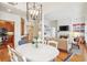 Open-concept design featuring a dining room, living room and a gourmet kitchen at 50 Biscayne Nw Dr # 6117, Atlanta, GA 30309