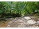 Picturesque creek surrounded by lush trees and foliage, creating a serene and natural setting at 750 Crest Valley Nw Dr, Sandy Springs, GA 30327