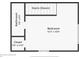 Second floor plan showing bedroom with closet and bathroom at 750 Crest Valley Nw Dr, Sandy Springs, GA 30327