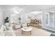 Cozy staged living room with view of dining room at 750 Crest Valley Nw Dr, Sandy Springs, GA 30327