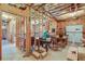 Unfinished basement with exposed wood framing at , Auburn, GA 30011