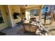 Relaxing covered outdoor patio with comfortable seating and grilling area at 275 Bridgemill Dr, Douglasville, GA 30134