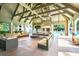 Inviting pavilion with ample seating, fireplace, and an adjacent pool provides the perfect place to unwind at 2657 Lenox Ne Rd # 29-1, Atlanta, GA 30324