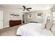Comfortable bedroom featuring plush carpet, natural light, and calming decor at 517 Daniel Ave, Decatur, GA 30032