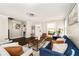 Cozy living room with hardwood floors, blue sofa, and large windows offering plenty of natural light at 517 Daniel Ave, Decatur, GA 30032