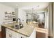 Beautiful kitchen features stainless steel appliances and an open floor plan at 6125 Allison Rd, Cumming, GA 30040