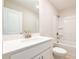 Clean bathroom featuring a combined shower and bathtub, with a toilet and a well-lit vanity at 412 Carrera Ln, Acworth, GA 30102