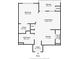 A floor plan showing the layout of the rooms at 4333 Dunwoody Park # 1202, Atlanta, GA 30338