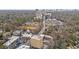 An aerial view showing a busy city neighborhood with mature trees at 2285 Peachtree Ne Rd # 1107, Atlanta, GA 30309