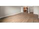 This living room area features wood flooring and neutral walls at 2285 Peachtree Ne Rd # 1107, Atlanta, GA 30309