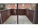 Private patio with a fenced in yard at 5674 Kingsport Dr # 4, Atlanta, GA 30342