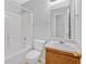 A bathroom featuring a shower tub, toilet and vanity at 1573 Eastern Sunrise Ln, Decatur, GA 30034