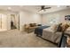 Bedroom featuring a couch, carpet, and neutral color scheme at 1993 Mount Vernon Pl, Dunwoody, GA 30338