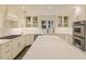 Updated kitchen with a large center island, stainless steel double ovens, and ample counter space at 1993 Mount Vernon Pl, Dunwoody, GA 30338