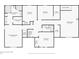 Second-floor layout featuring bedrooms, bathrooms, laundry, and Gathering room in a spacious design at 325 Upper Creek Ct, Roswell, GA 30076