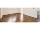 Bedroom featuring hardwood floors, natural light from a window, and white trim at 1337 M L King Jr Nw Dr, Atlanta, GA 30314