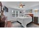 Cozy bedroom with hardwood floors and natural light at 2075 Pine Tree Dr, Buford, GA 30518