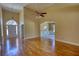 Bright living room with hardwood floors and archways at 75 Horseshoe Dr, Covington, GA 30014