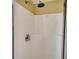 Clean shower with a chrome shower head and built in shelving at 75 Horseshoe Dr, Covington, GA 30014