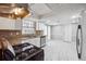 Well-equipped kitchen features stainless appliances, granite countertops and lots of cabinet space at 505 S Malton S Ct, Stone Mountain, GA 30083