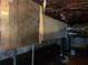 Basement view with insulated ductwork and cinderblock walls at 938 Rebel Forest Se Dr, Atlanta, GA 30315