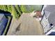 Charming aerial shot of the house featuring a backyard, driveway, and peaceful surroundings at 4360 Autry Way, Alpharetta, GA 30022
