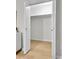 Walk-in closet features modern wood-look flooring at 3825 Lavista Rd # Q3, Tucker, GA 30084