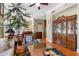 Living room with hardwood floors and elegant furnishings at 57 Forsyth St # 13D, Atlanta, GA 30303