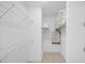 Walk-in closet featuring wired racks, shelves and carpeted floors at 163 Lorraine Pkwy, Woodstock, GA 30188