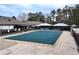 The community pool offers a refreshing escape for residents and features a protective cover during the off-season at 2387 Battle Dr, Villa Rica, GA 30180